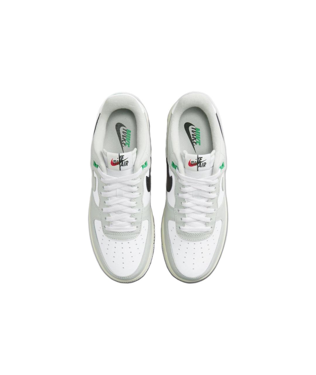 NIKE Белые кожаные низкие кроссовки / кеды, фото 5