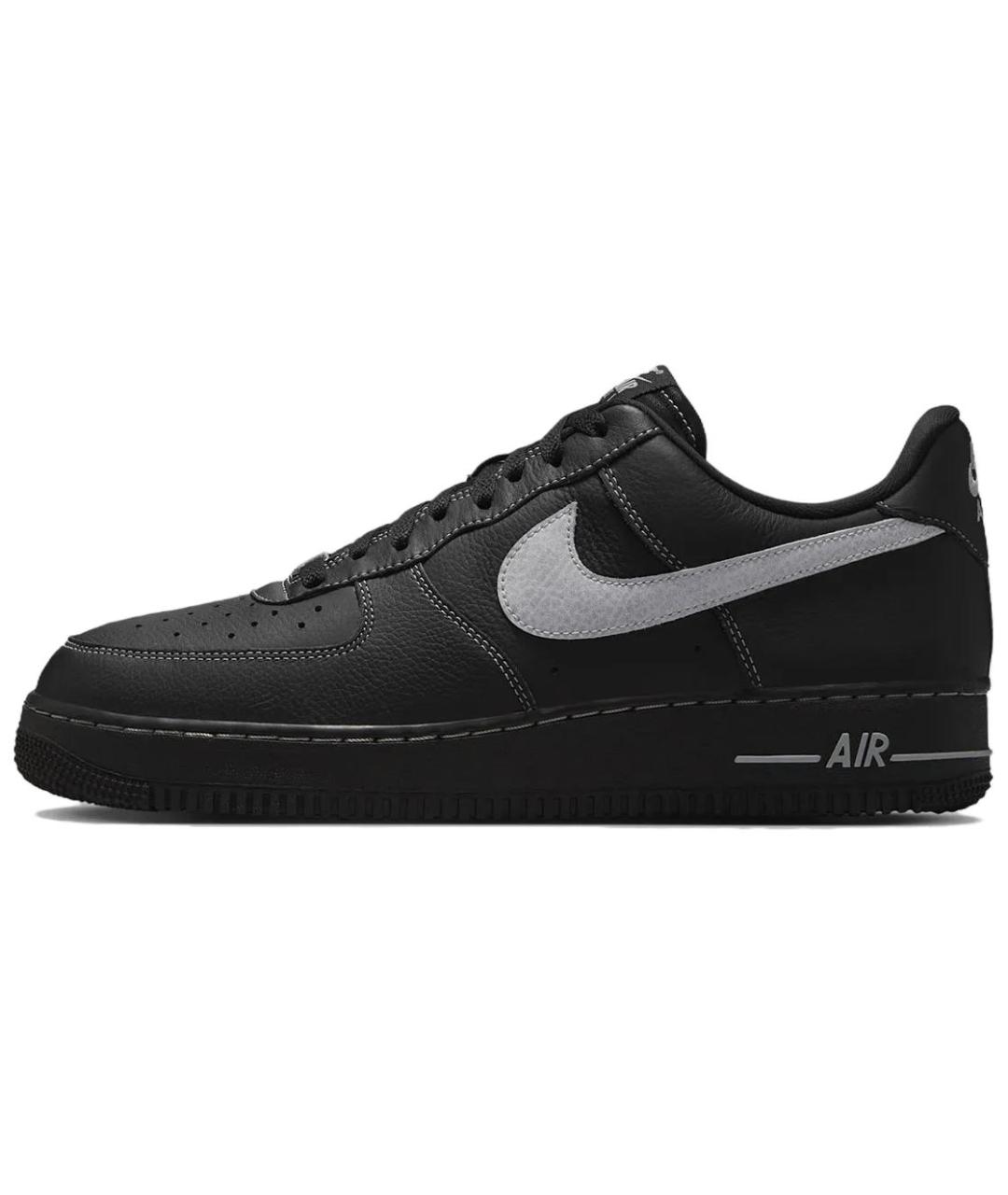 NIKE Черные кожаные кроссовки, фото 5