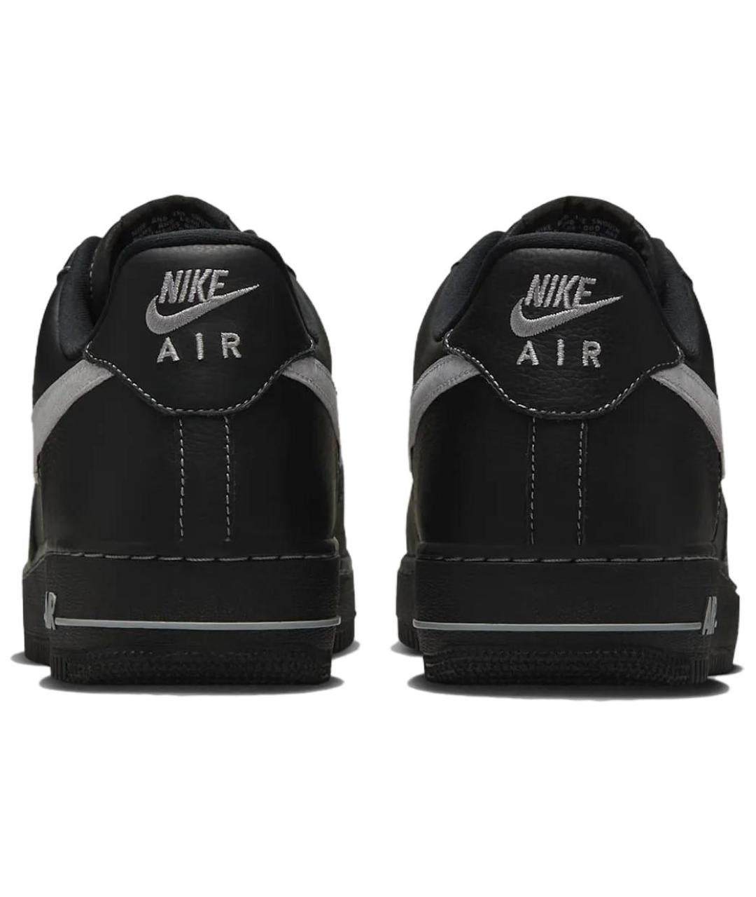 NIKE Черные кожаные кроссовки, фото 4