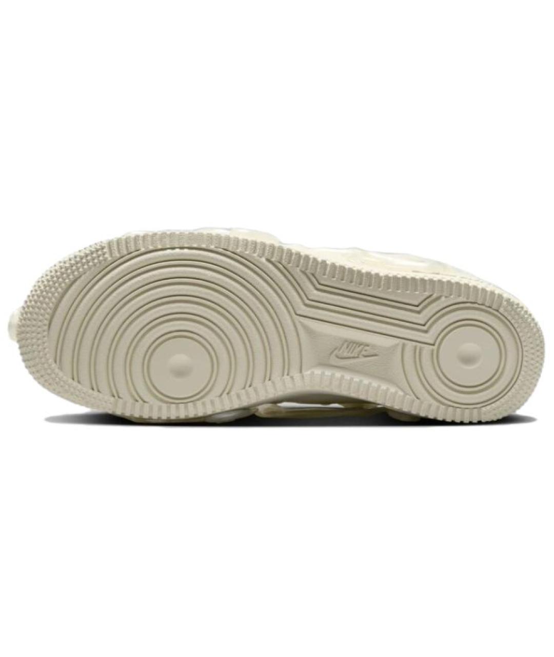 NIKE Бежевые кожаные кроссовки, фото 6