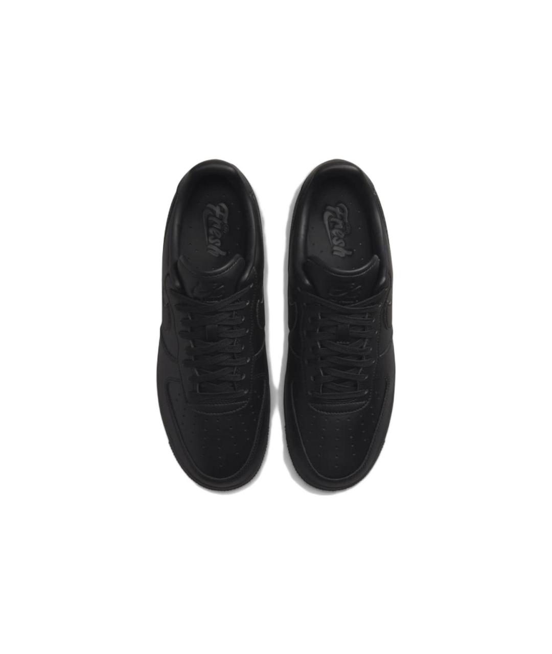 NIKE Черные кожаные кроссовки, фото 5