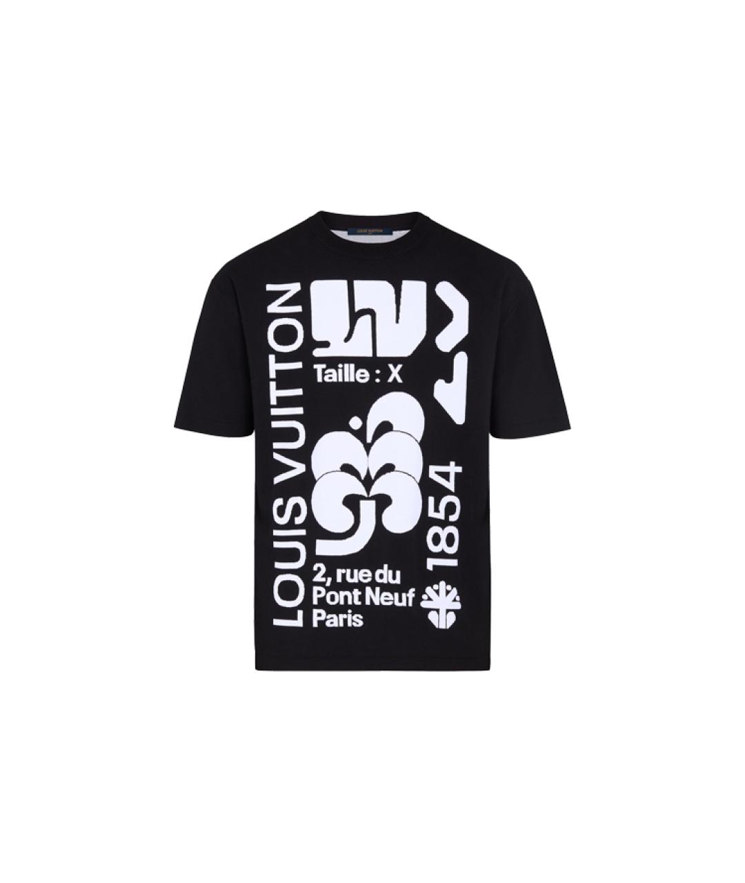 LOUIS VUITTON Черная футболка, фото 6