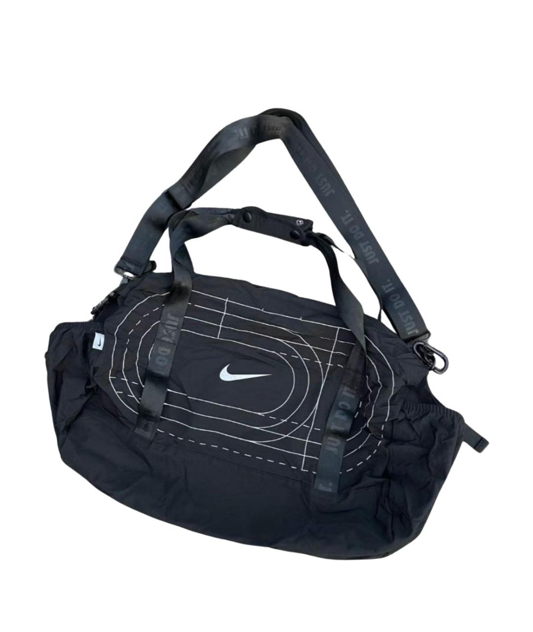NIKE Черная тканевая дорожная/спортивная сумка, фото 1