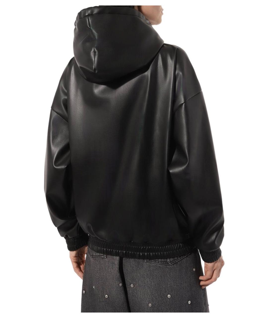 ICEBERG Черная полиуретановая куртка, фото 2