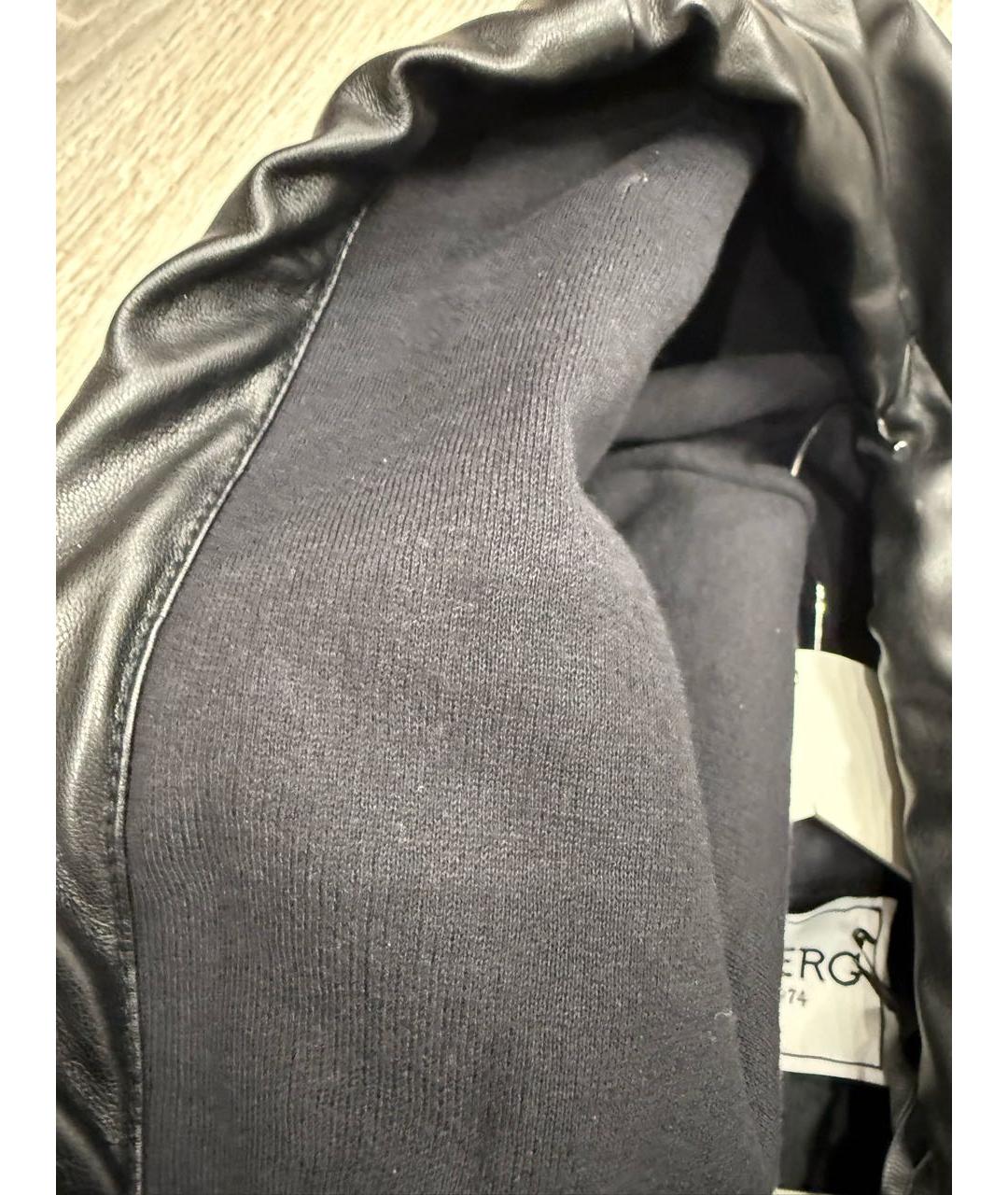 ICEBERG Черная полиуретановая куртка, фото 8