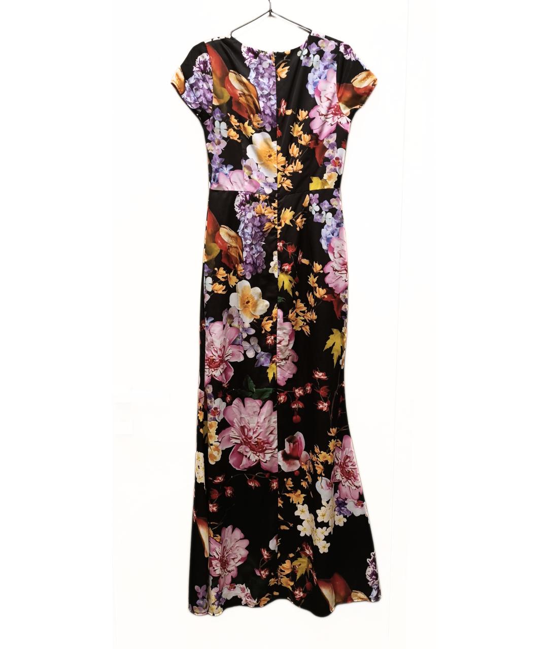 ULYANA SERGEENKO Мульти шелковое вечернее платье, фото 2