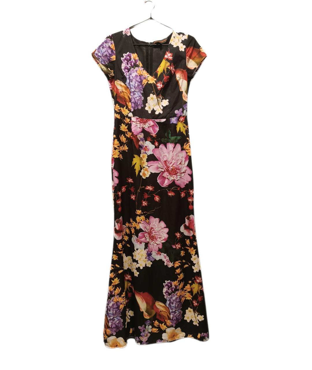 ULYANA SERGEENKO Мульти шелковое вечернее платье, фото 4