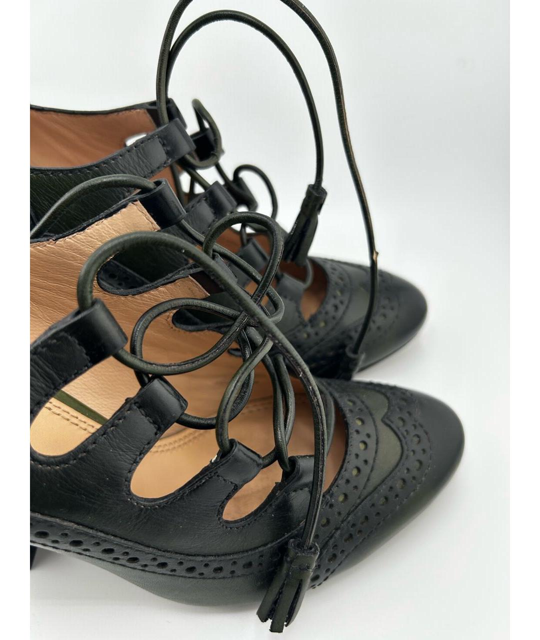 TORY BURCH Зеленые кожаные туфли, фото 8