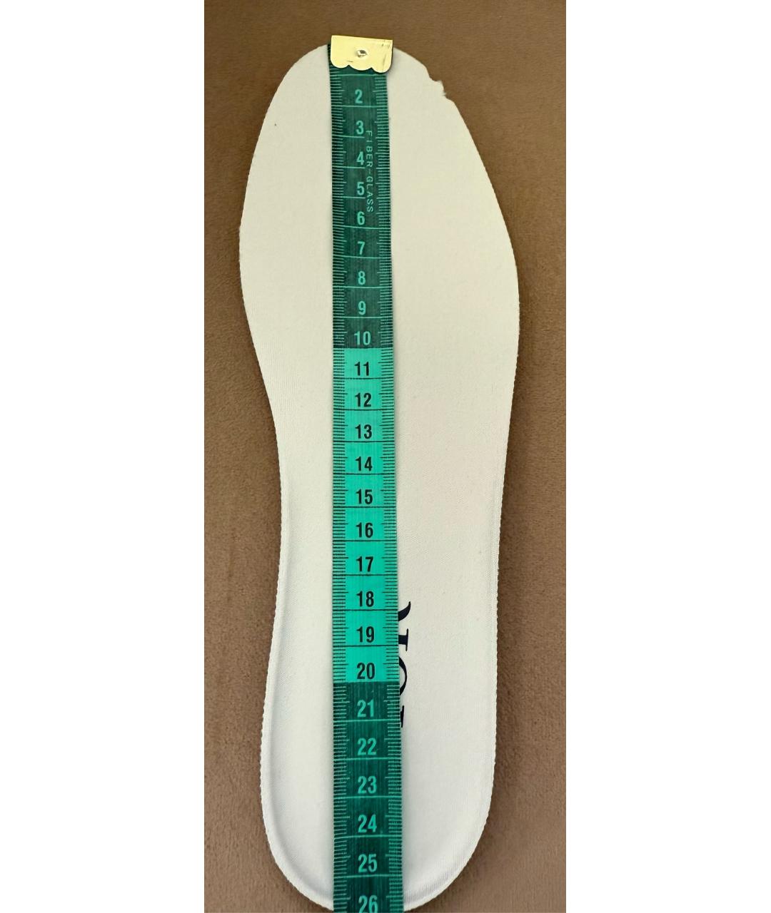 CHRISTIAN DIOR Белые кожаные низкие кроссовки / кеды, фото 8