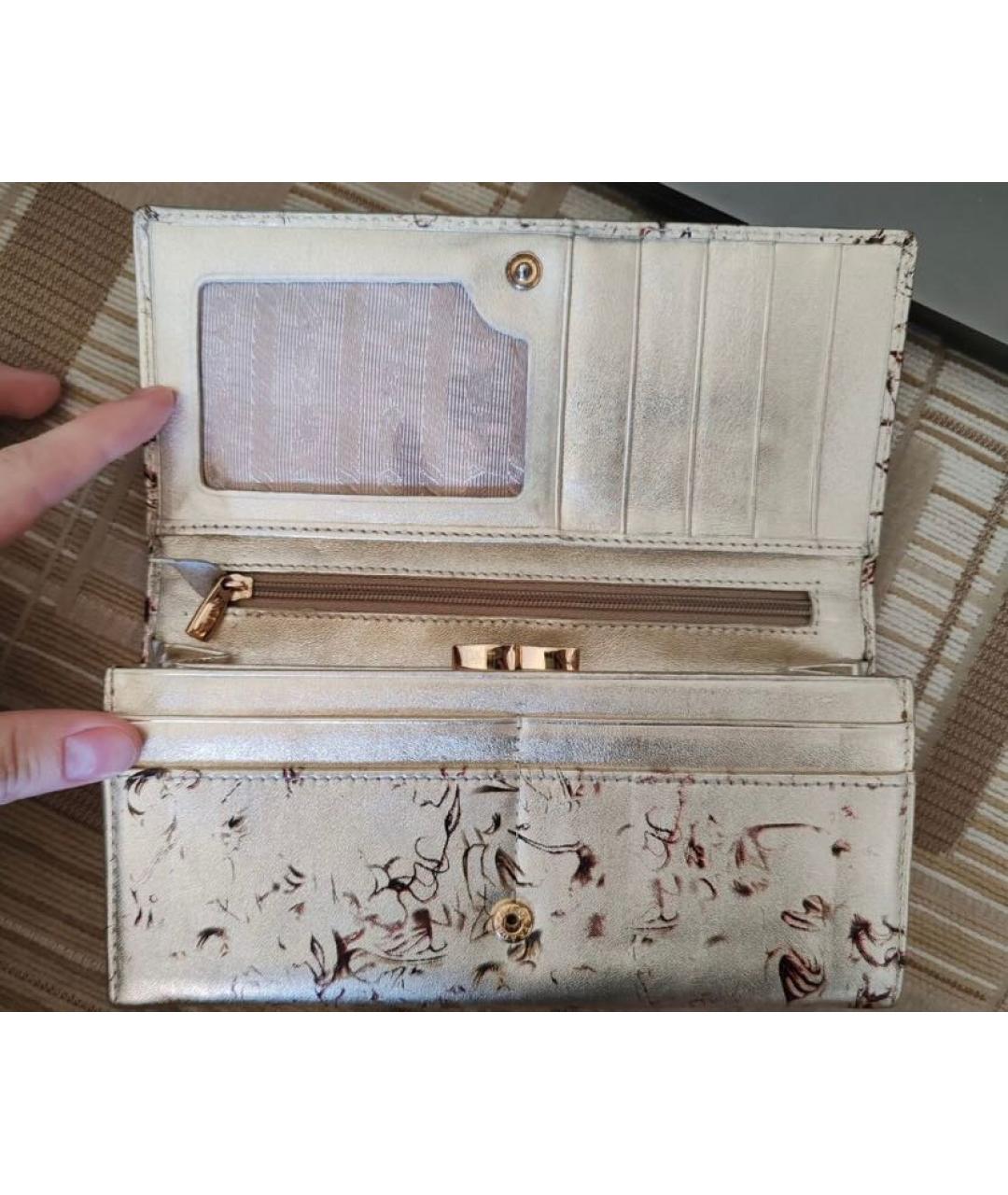 PRADA Серебрянный кожаный кошелек, фото 4