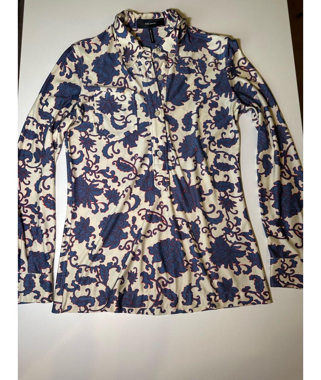 ISABEL MARANT Белая шелковая рубашка, фото 5