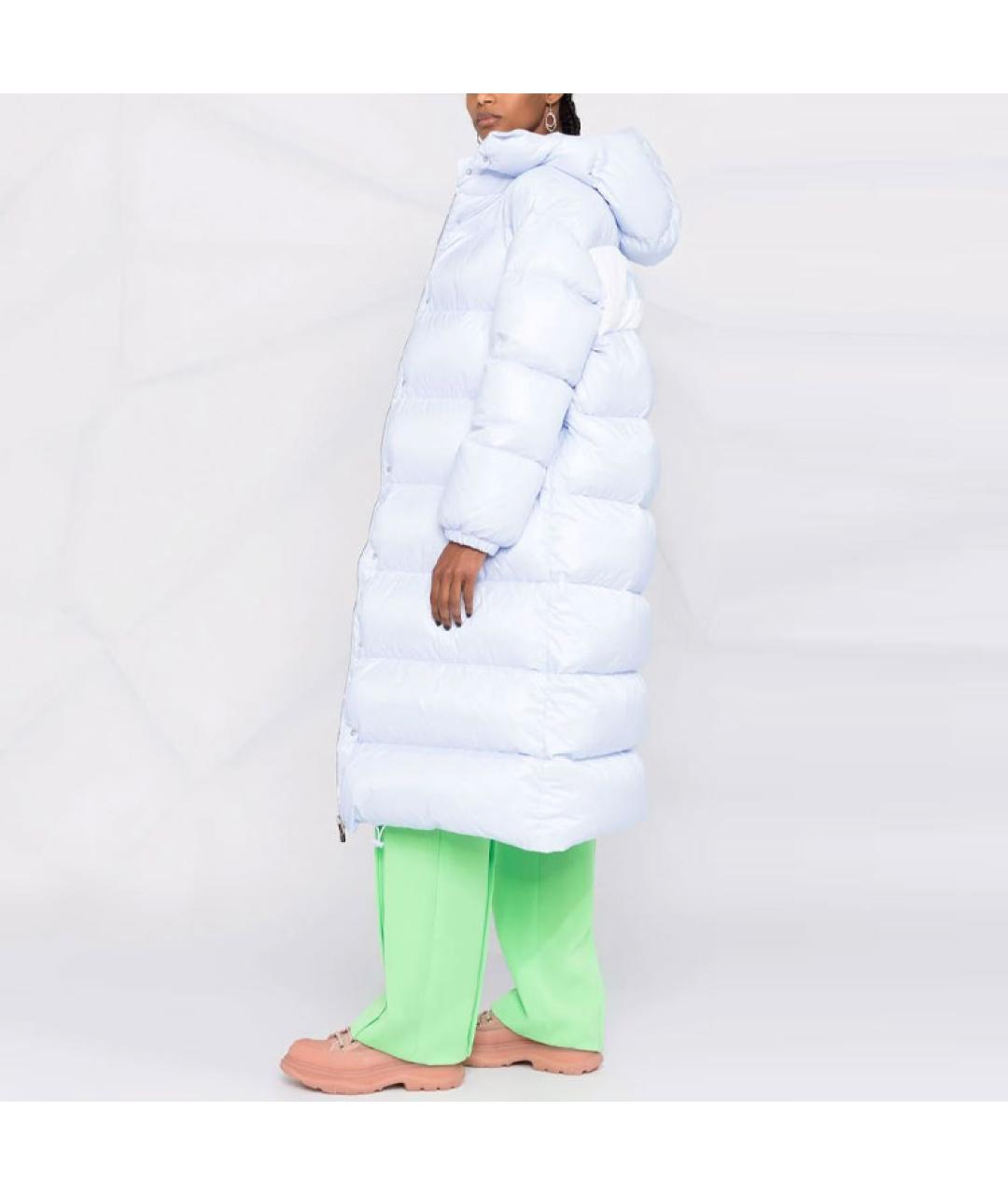 MIU MIU Голубой пуховик, фото 4