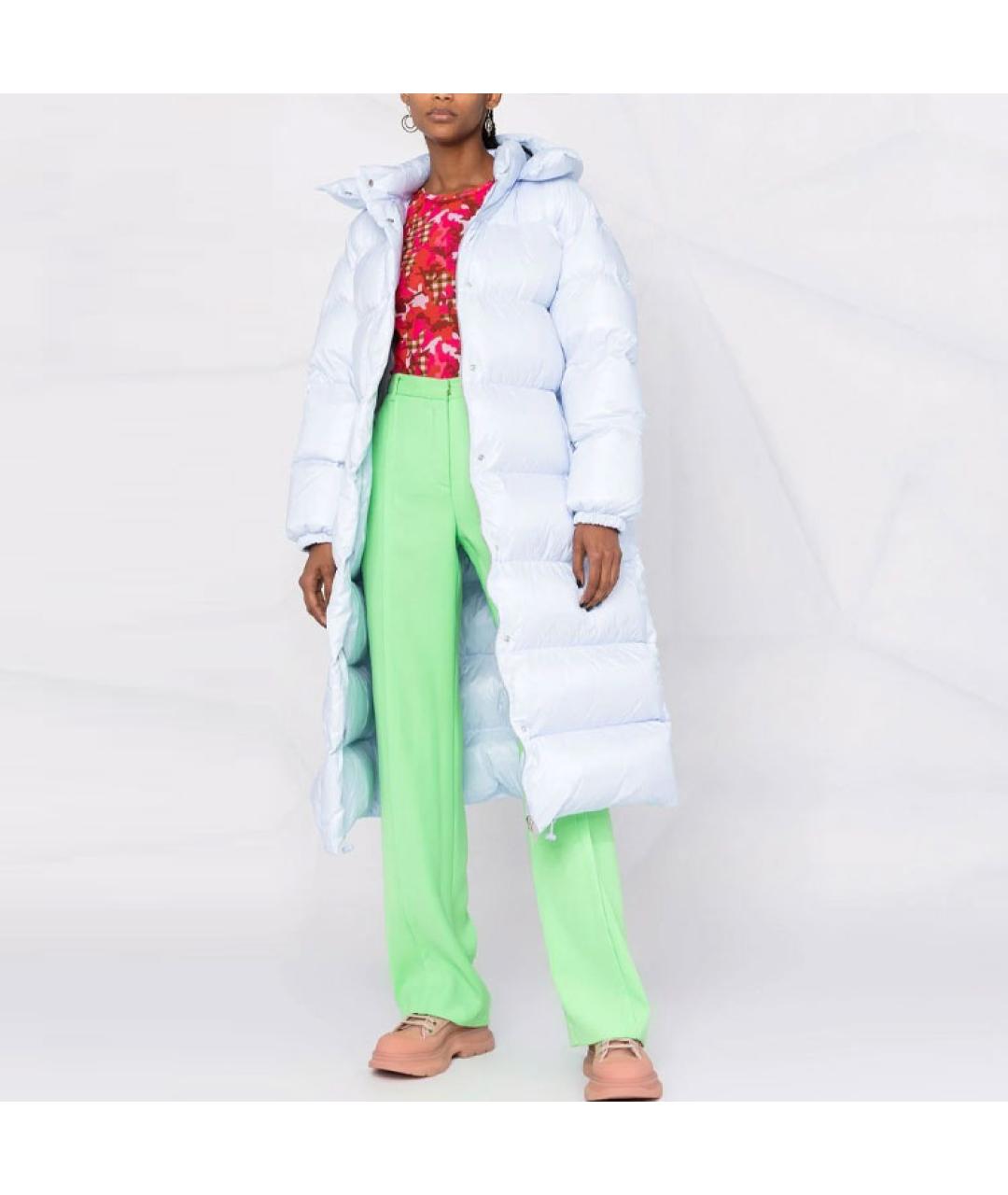 MIU MIU Голубой пуховик, фото 2