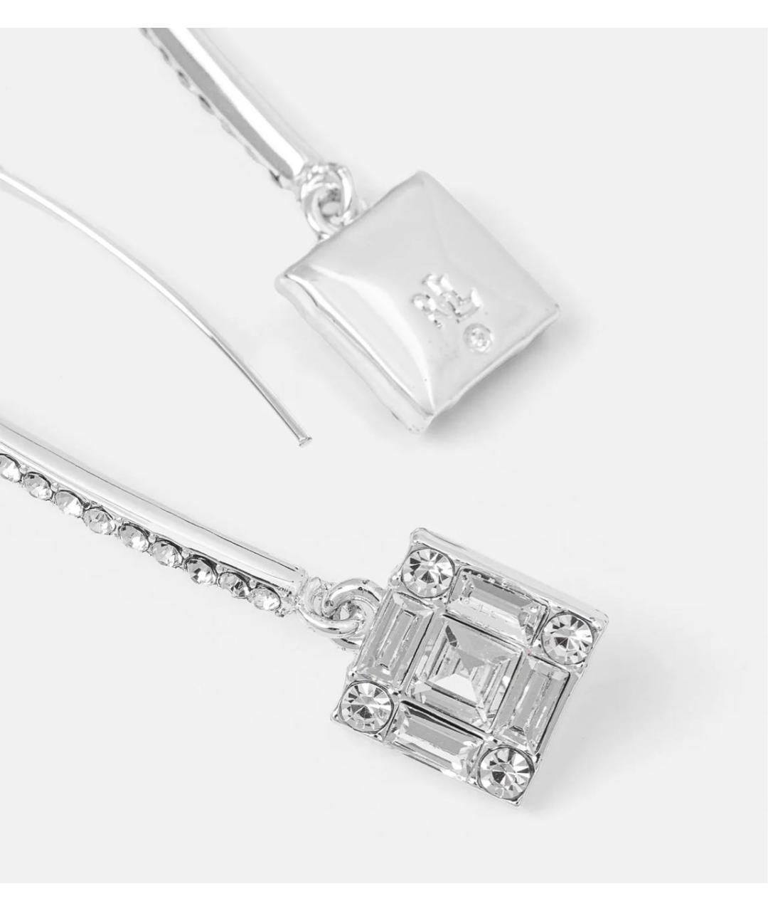 RALPH LAUREN Серебряные металлические серьги, фото 3