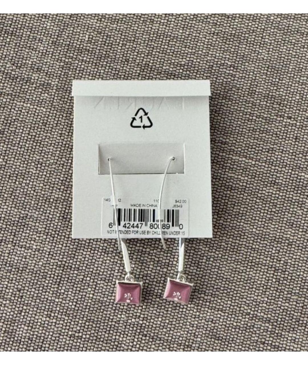 RALPH LAUREN Серебряные металлические серьги, фото 5