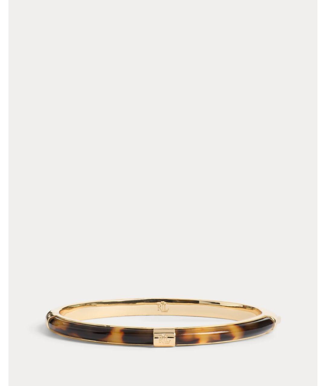 RALPH LAUREN Коричневый латунный браслет, фото 6