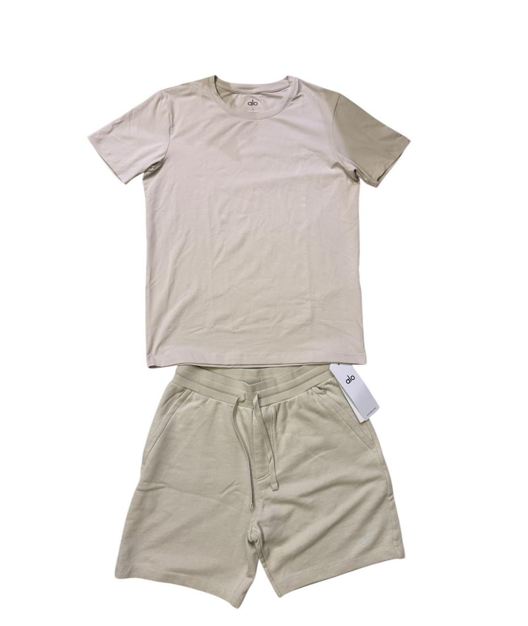 ALO YOGA Бежевый спортивный костюм, фото 4