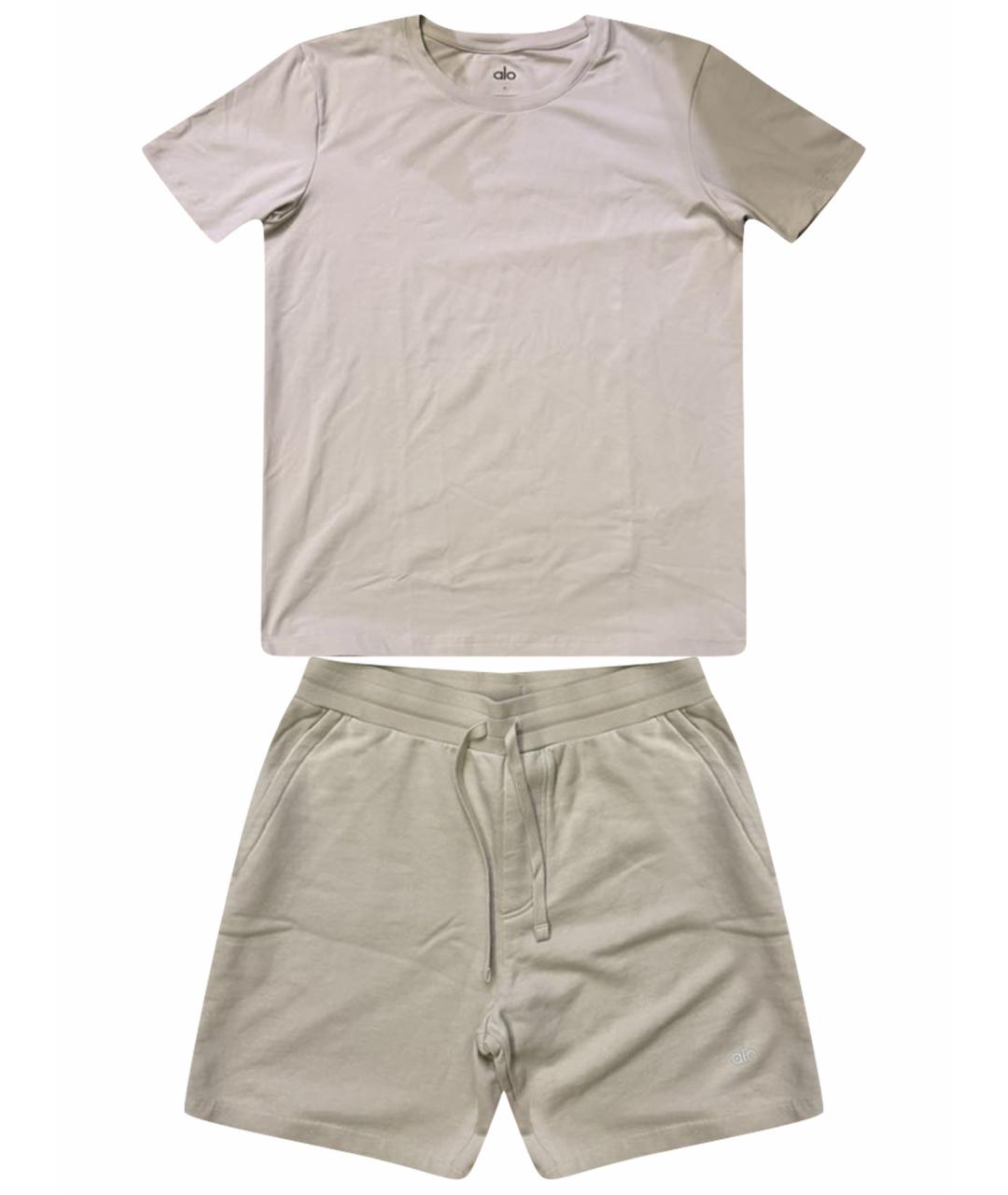 ALO YOGA Бежевый спортивный костюм, фото 1