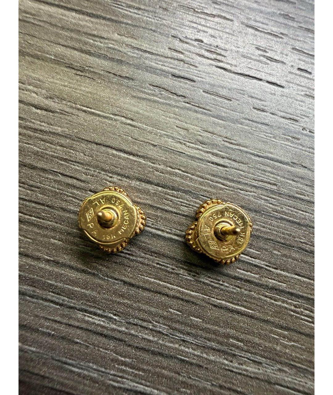 VAN CLEEF & ARPELS Золотые серьги из желтого золота, фото 2