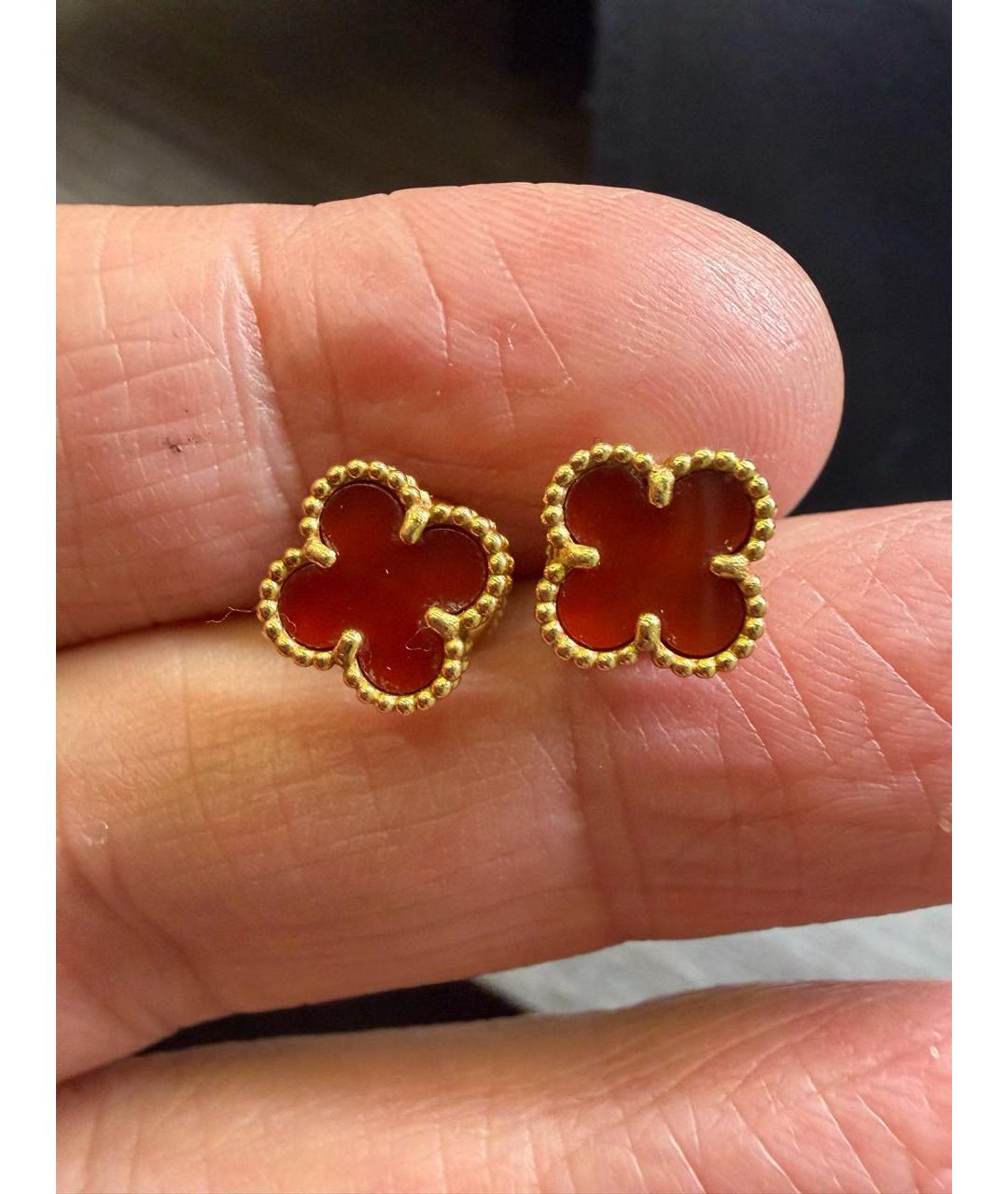 VAN CLEEF & ARPELS Золотые серьги из желтого золота, фото 3