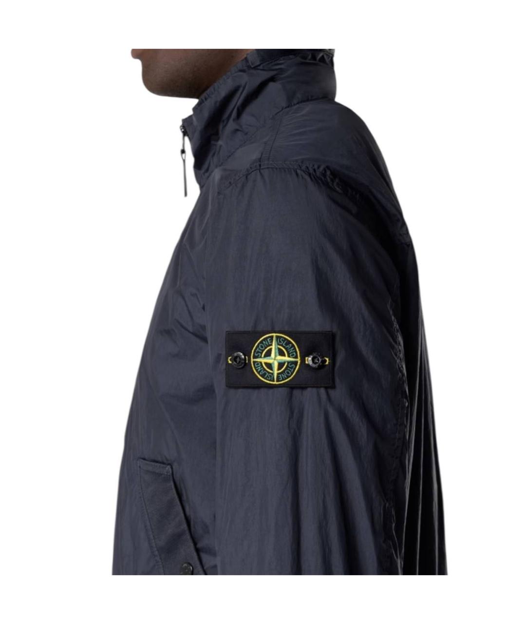 STONE ISLAND Темно-синяя куртка, фото 4
