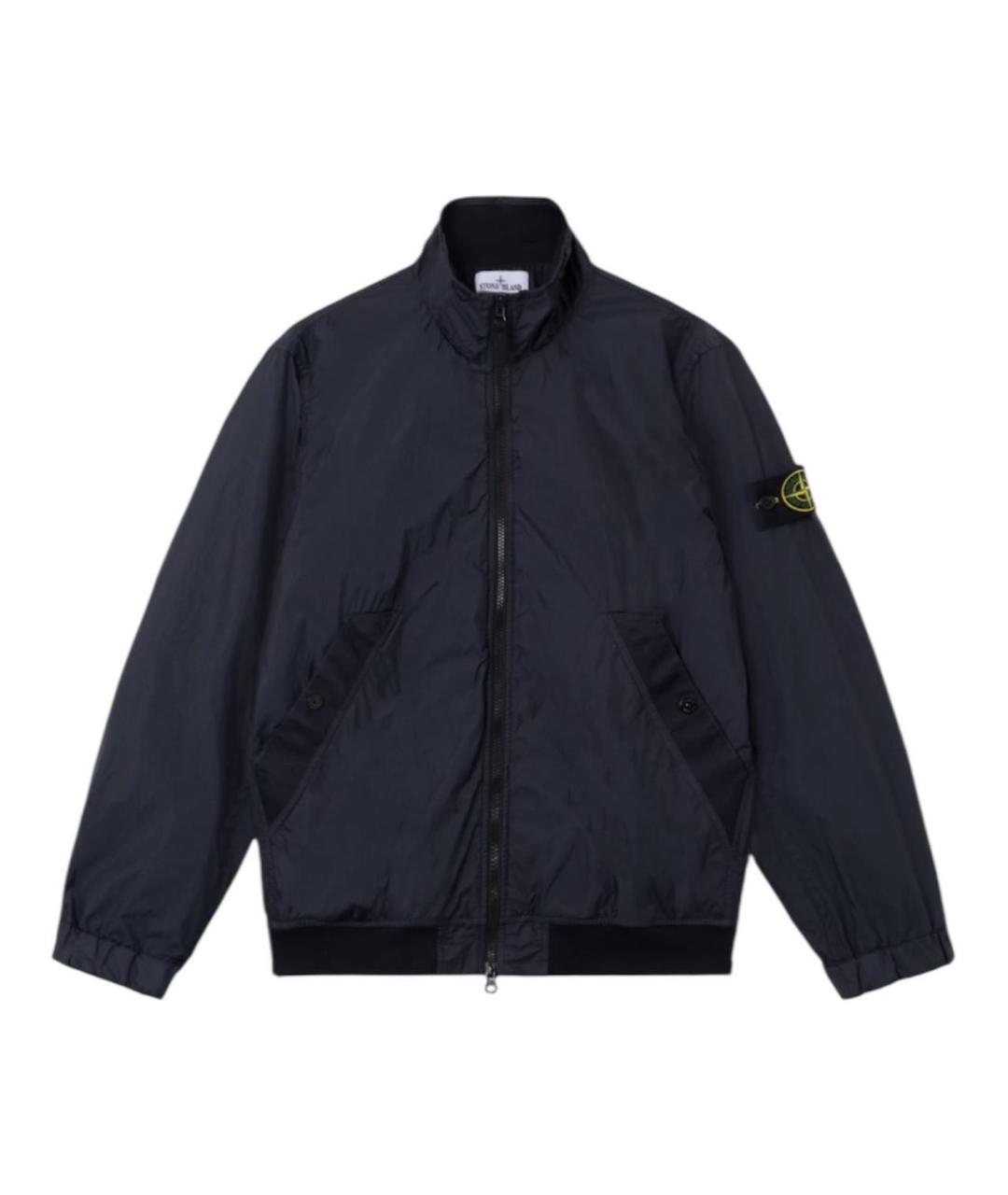STONE ISLAND Темно-синяя куртка, фото 1