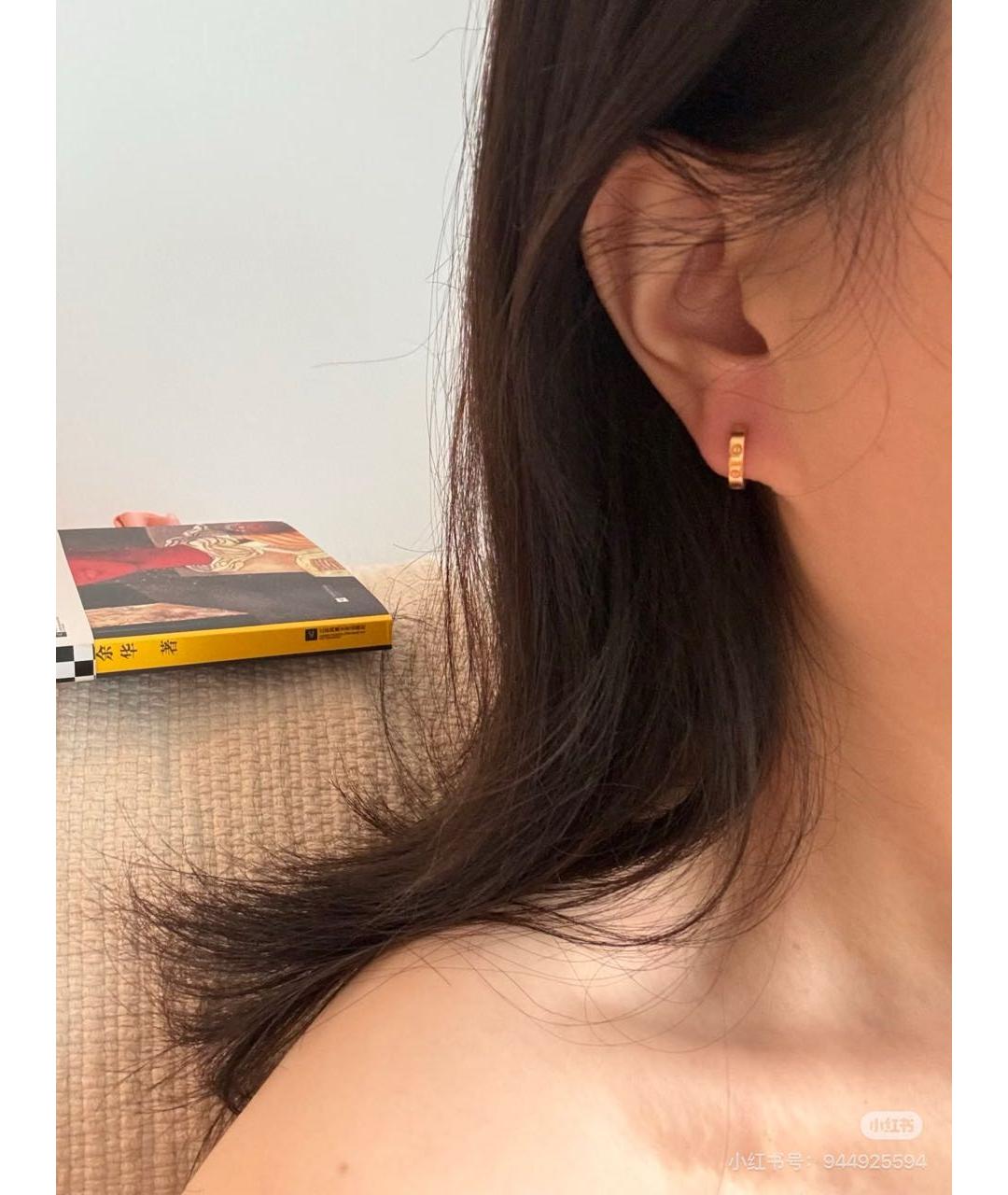 CARTIER Золотые серьги из розового золота, фото 5