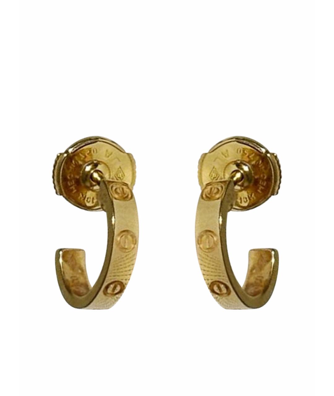 CARTIER Золотые серьги из розового золота, фото 1