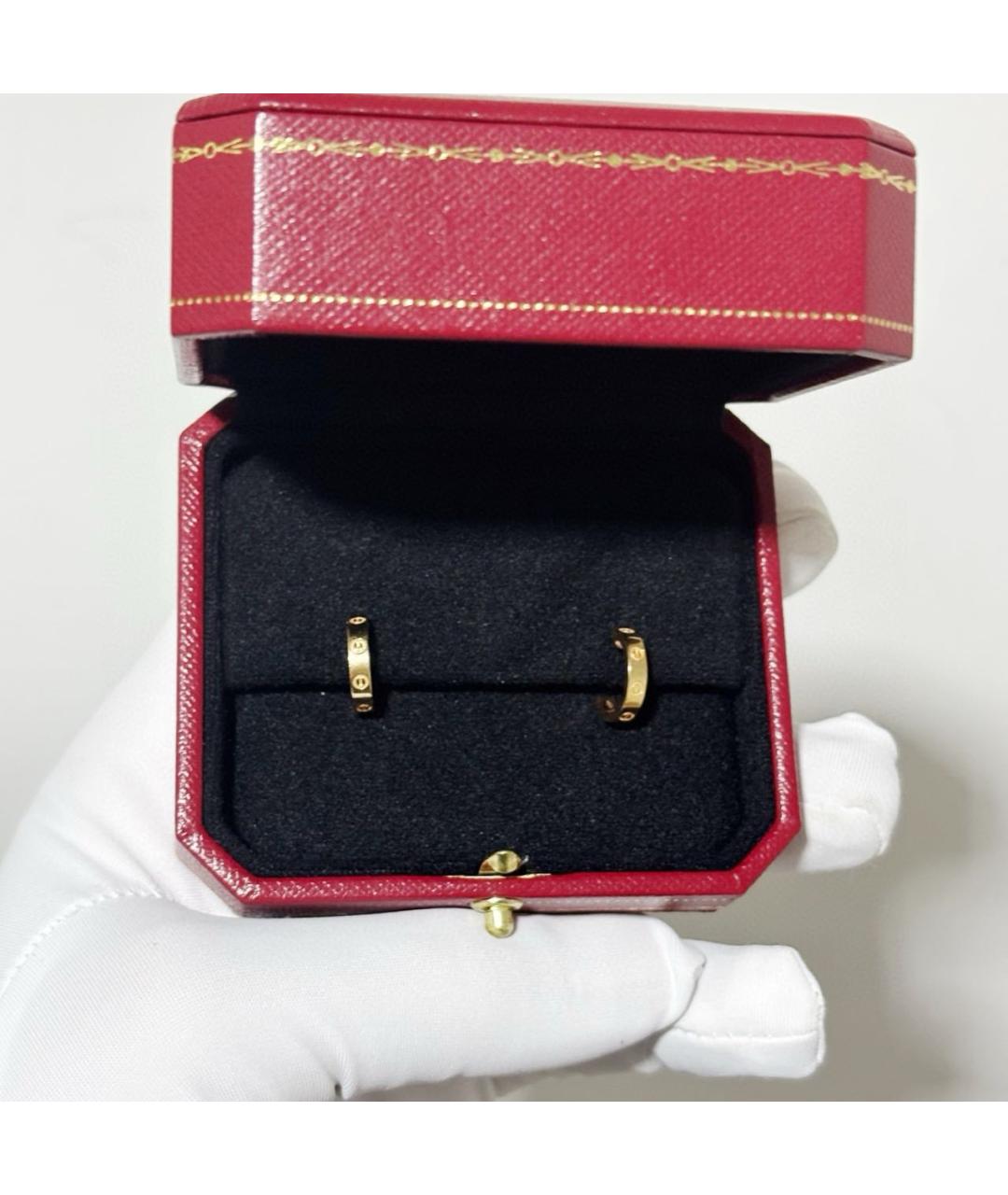 CARTIER Золотые серьги из розового золота, фото 3