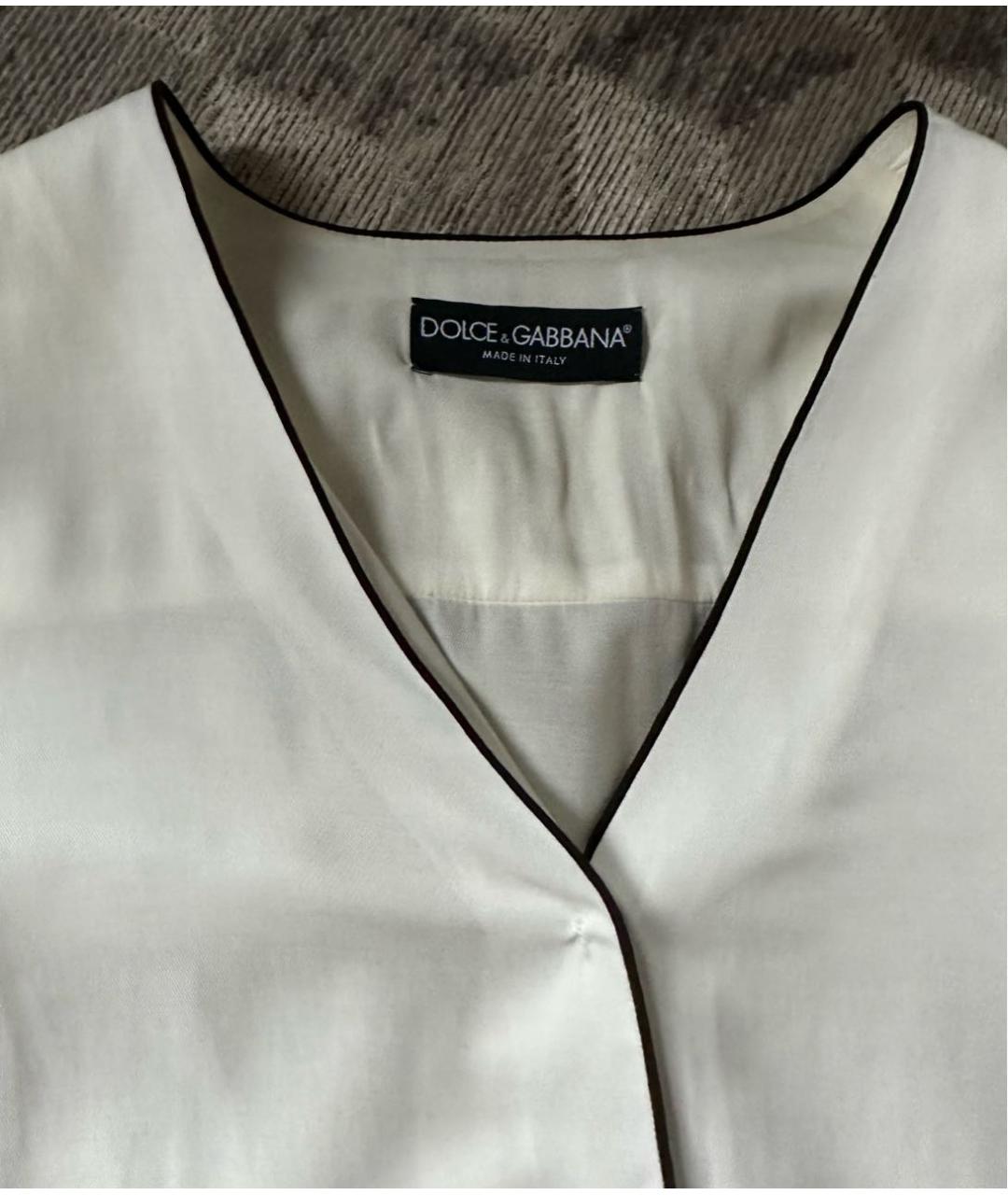 DOLCE&GABBANA Белая блузы, фото 3