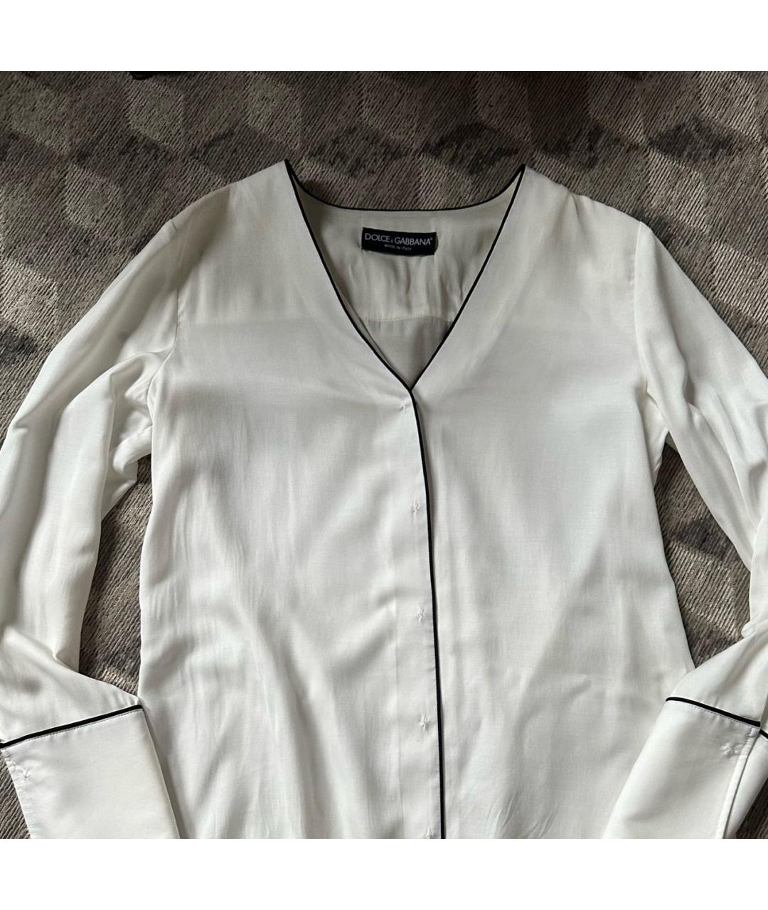 DOLCE&GABBANA Белая блузы, фото 8