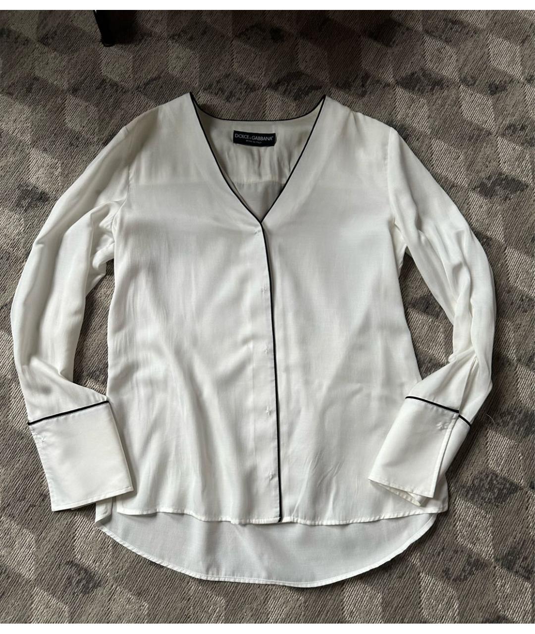 DOLCE&GABBANA Белая блузы, фото 9