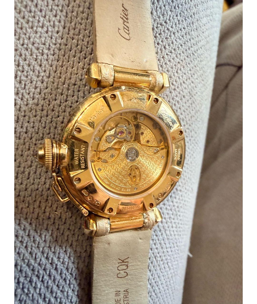 CARTIER Золотые часы из желтого золота, фото 8