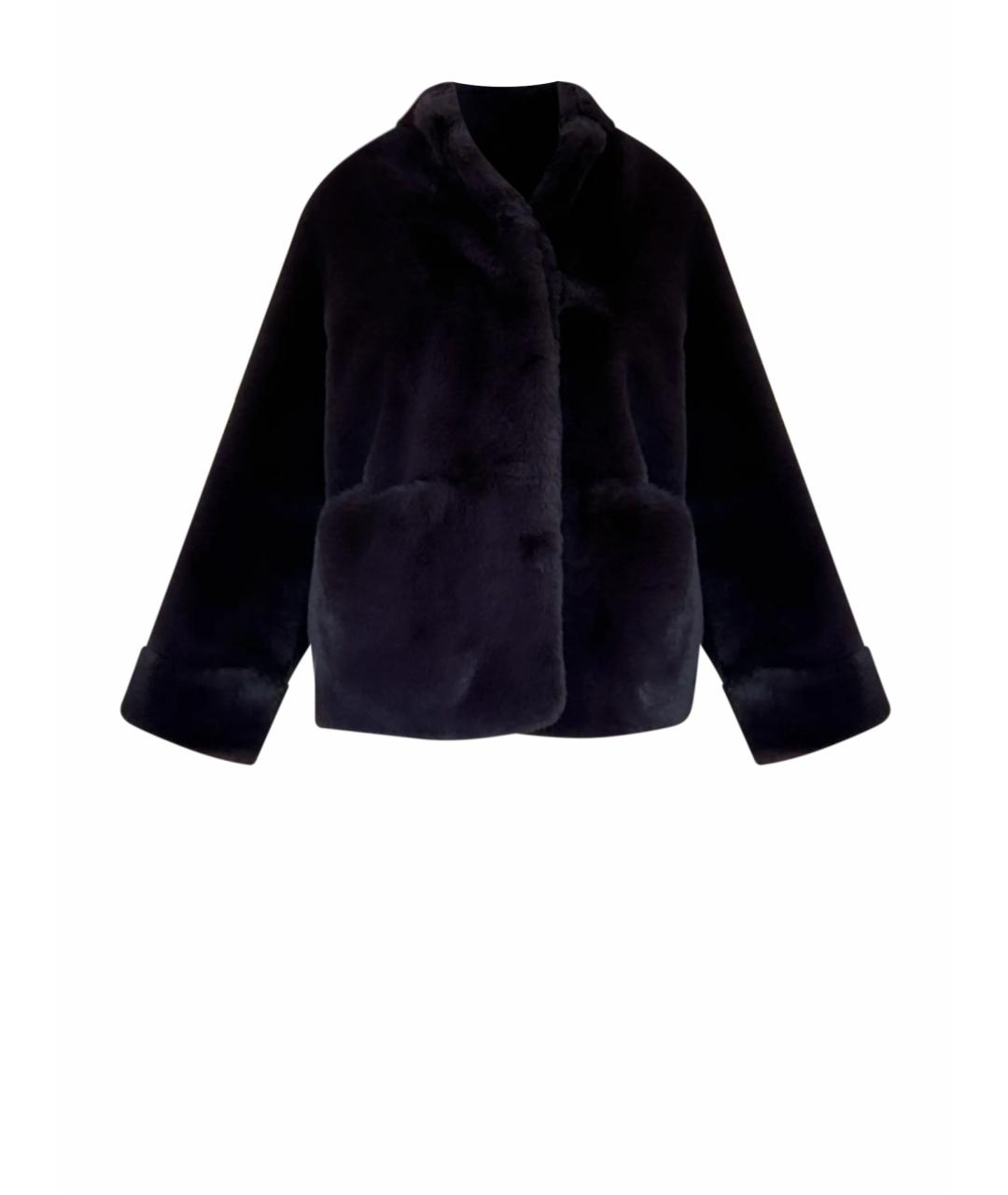 ARMANI EXCHANGE Фиолетовая полиэстеровая шуба, фото 1