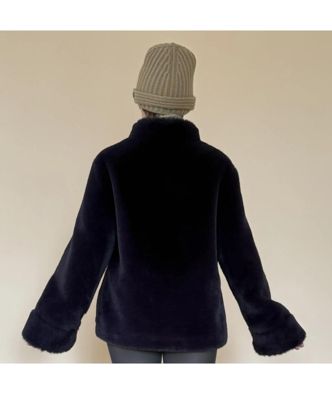 ARMANI EXCHANGE Фиолетовая полиэстеровая шуба, фото 2