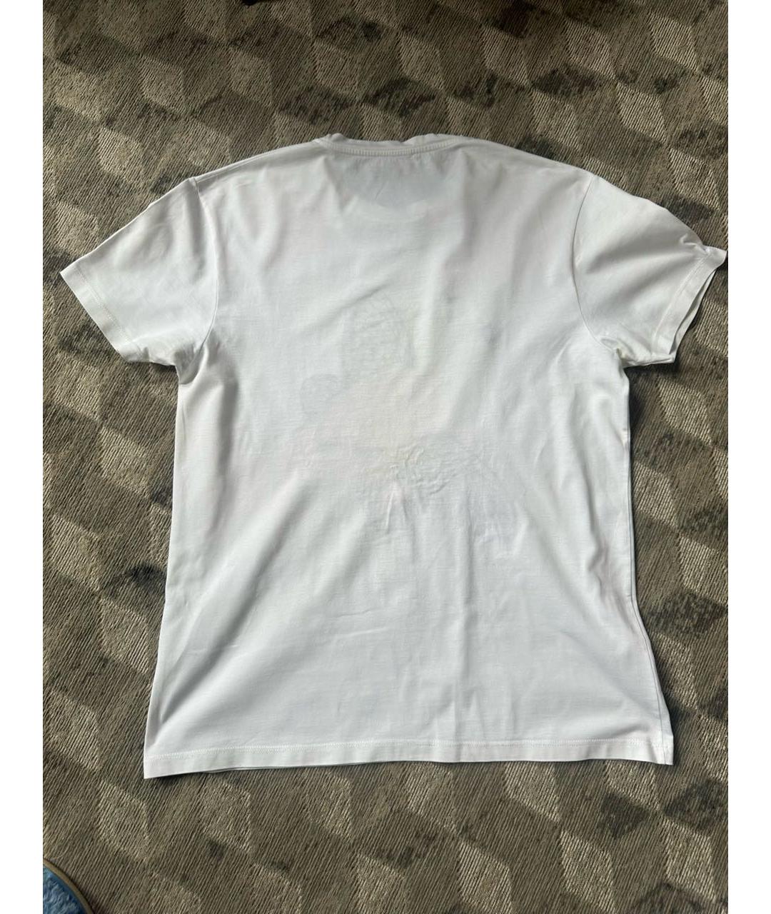 ETRO Белая хлопковая футболка, фото 3