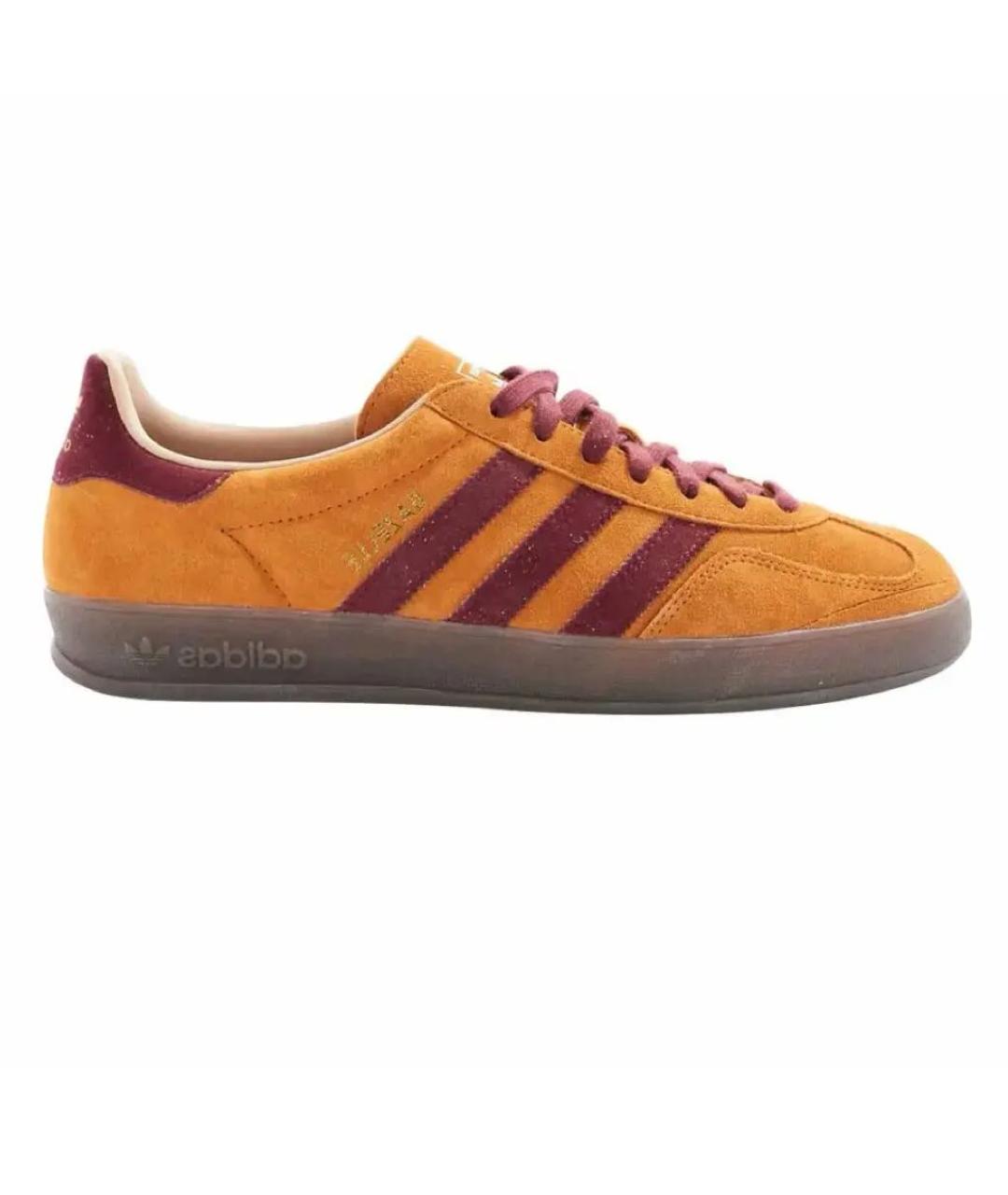ADIDAS Оранжевое замшевые кроссовки, фото 5