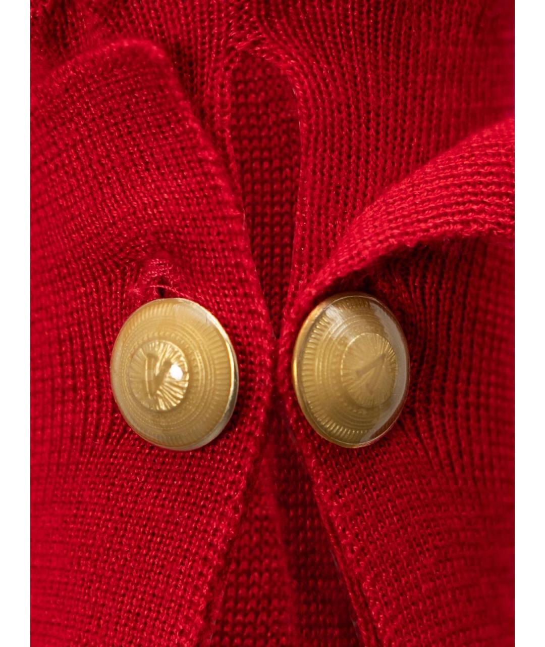 VALENTINO Красный кашемировый джемпер / свитер, фото 3