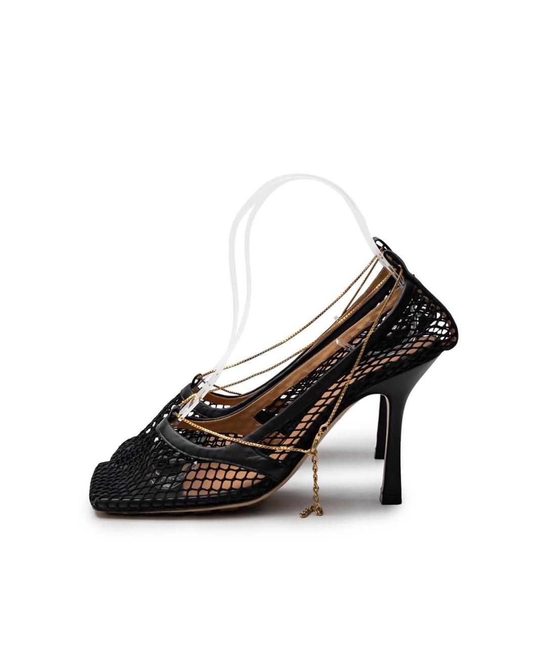 BOTTEGA VENETA Черные кожаные туфли, фото 2