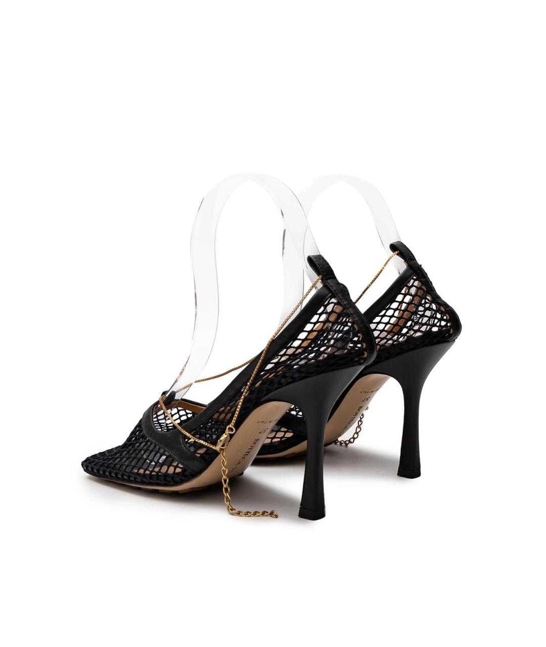 BOTTEGA VENETA Черные кожаные туфли, фото 3