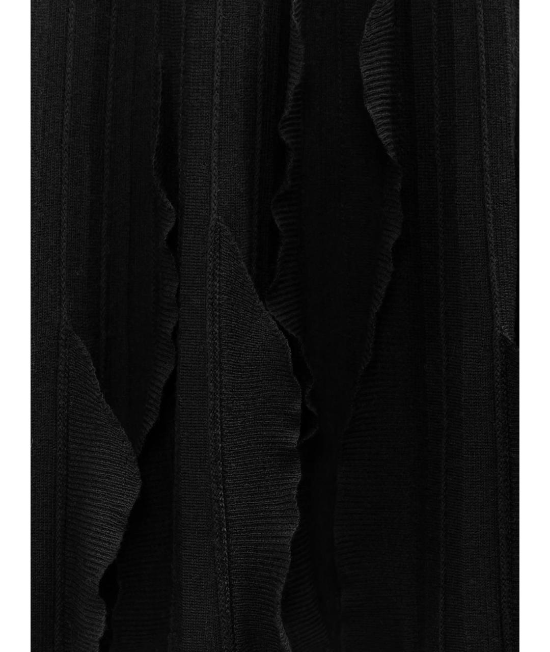 VALENTINO Черная шерстяная юбка миди, фото 3