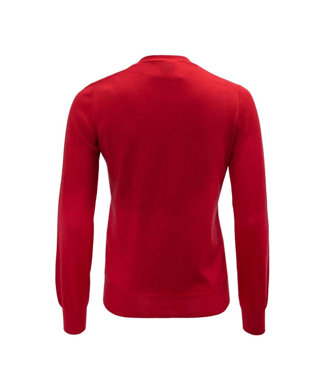 LOUIS VUITTON Красный кашемировый джемпер / свитер, фото 2