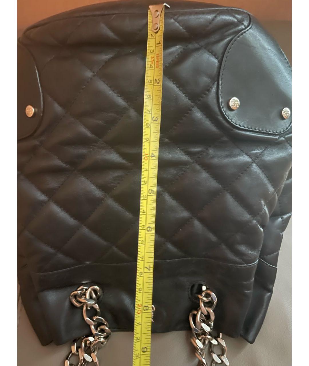 BURBERRY Черная кожаная сумка через плечо, фото 6