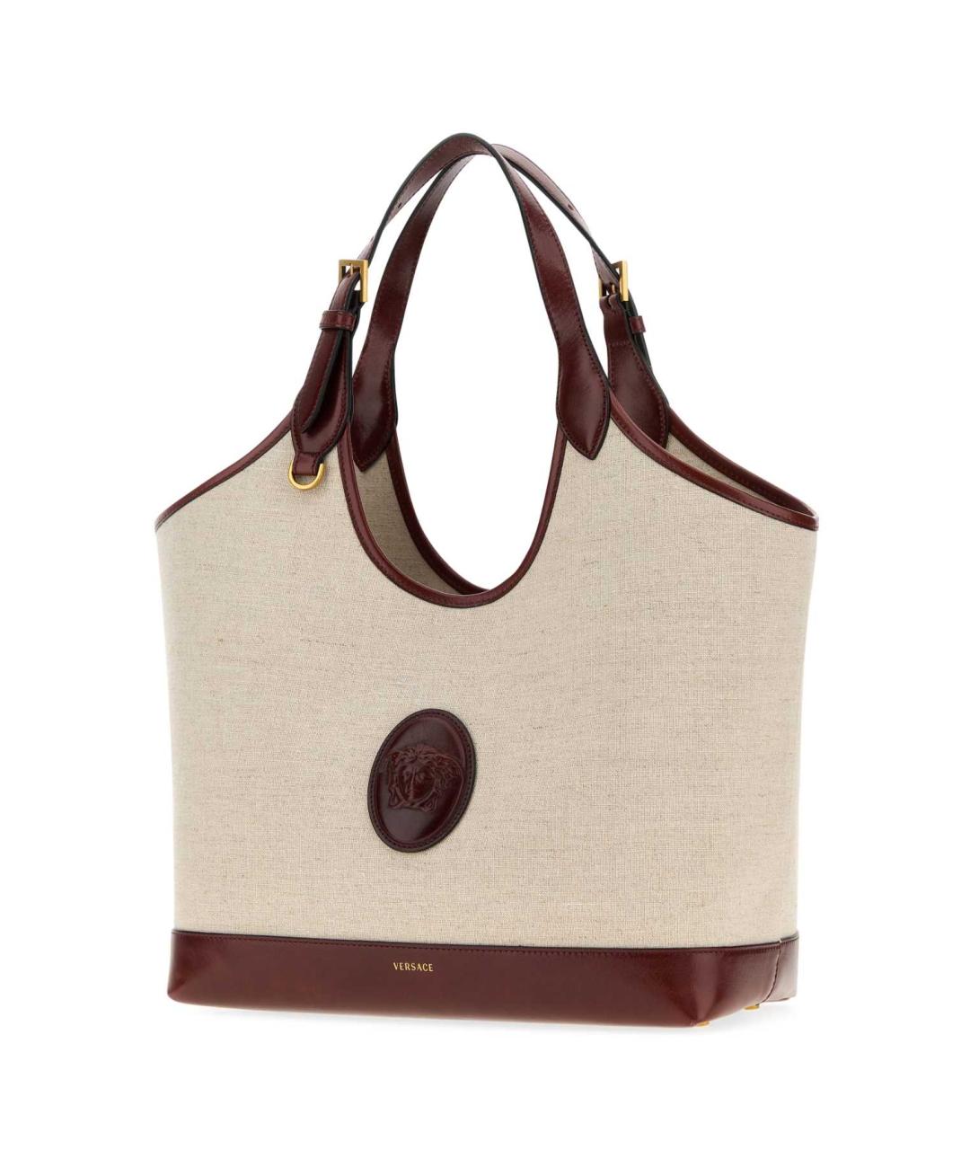 VERSACE Бежевая сумка с короткими ручками, фото 2
