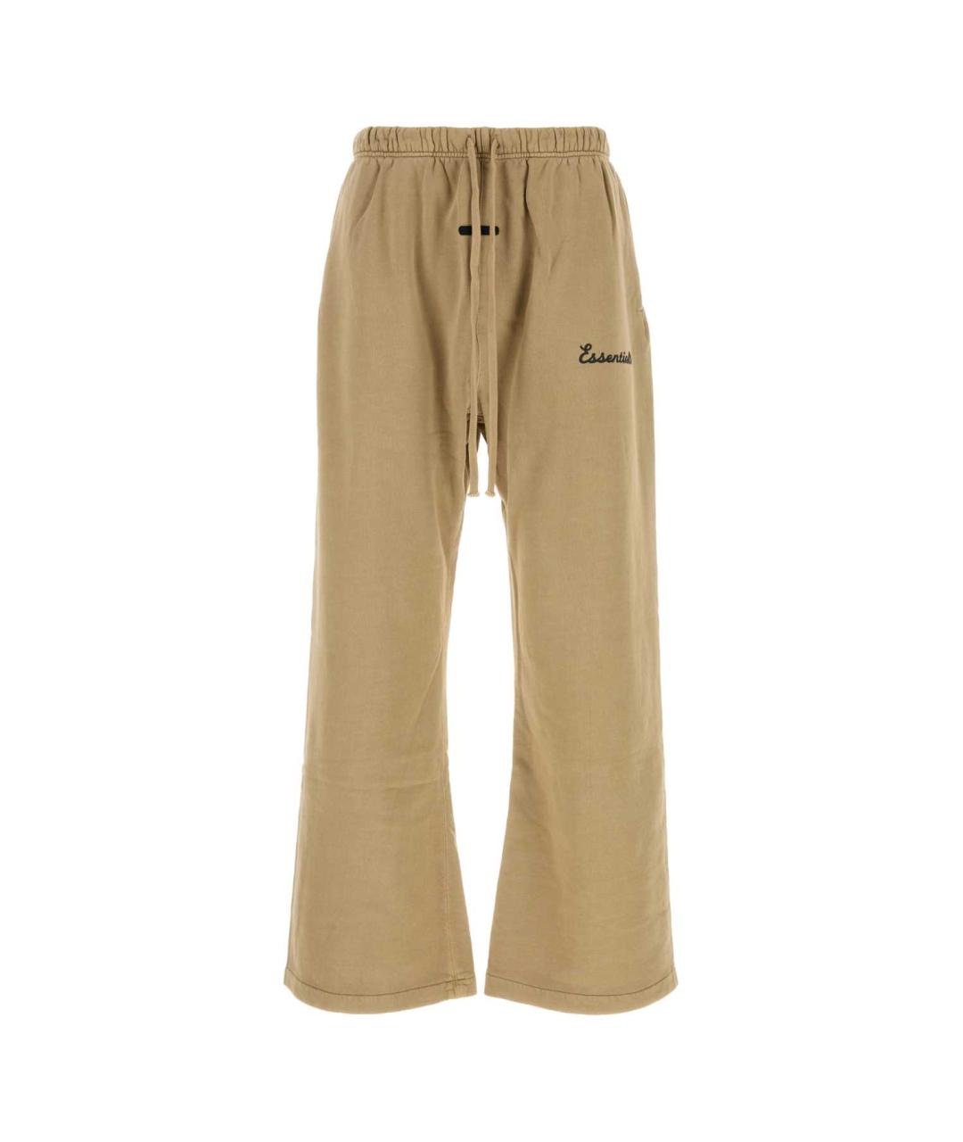 FEAR OF GOD ESSENTIALS Бежевые хлопковые повседневные брюки, фото 1