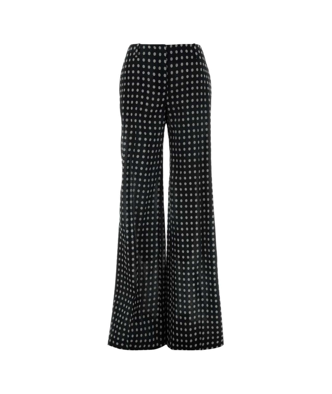 ERMANNO SCERVINO Мульти шелковые прямые брюки, фото 1