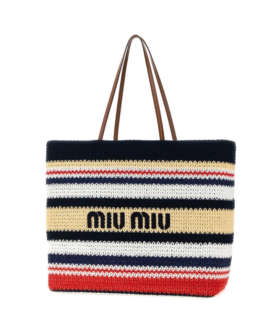 MIU MIU Мульти пелетеная сумка с короткими ручками, фото 2