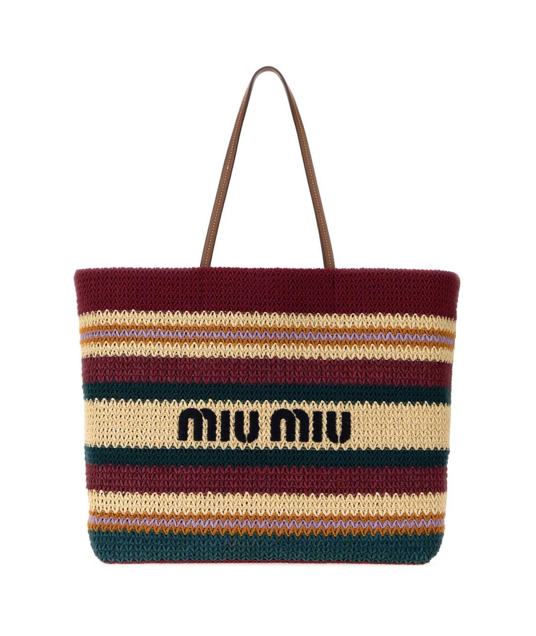 MIU MIU Мульти пелетеная сумка с короткими ручками, фото 1