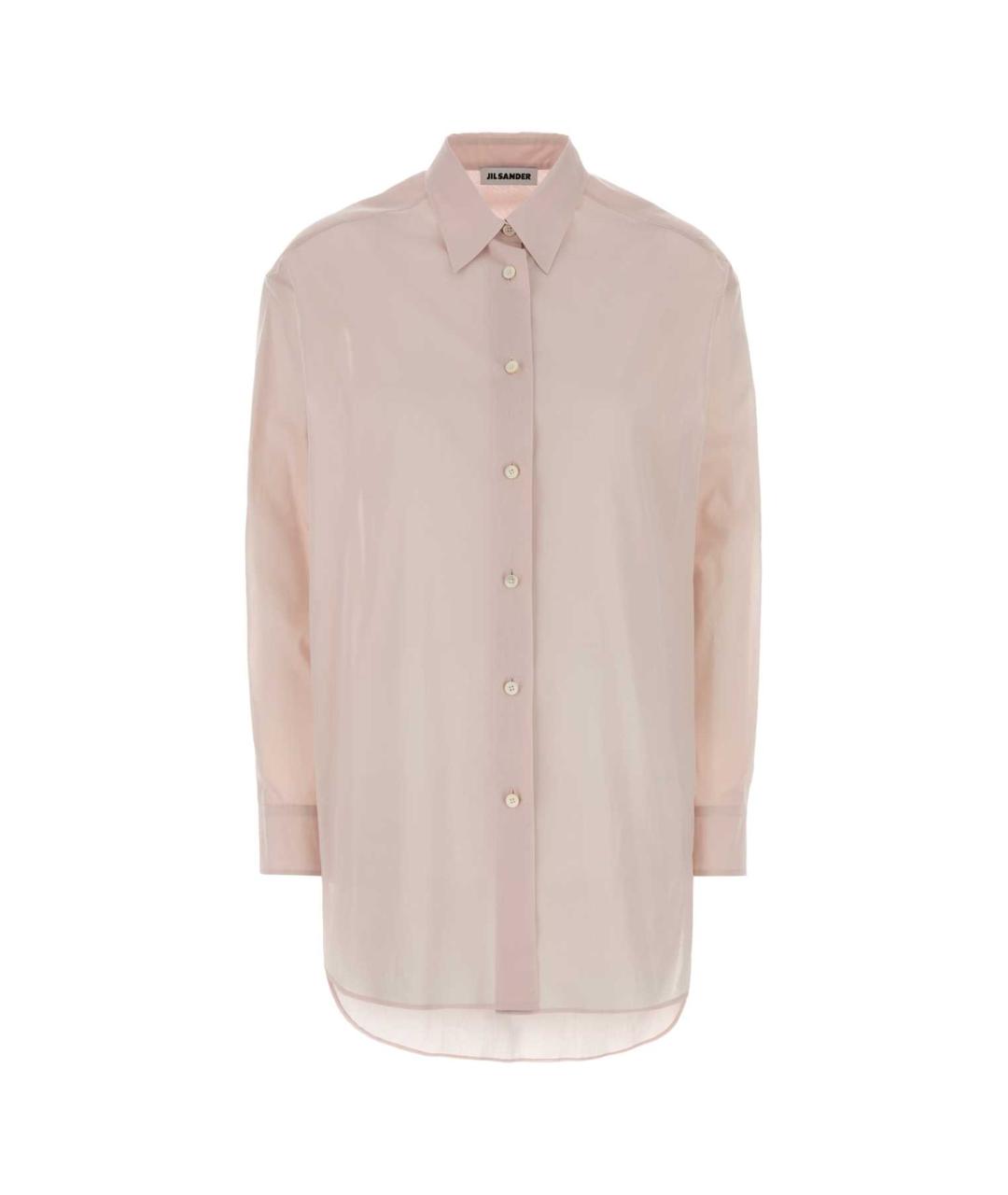 JIL SANDER Розовая хлопковая рубашка, фото 1