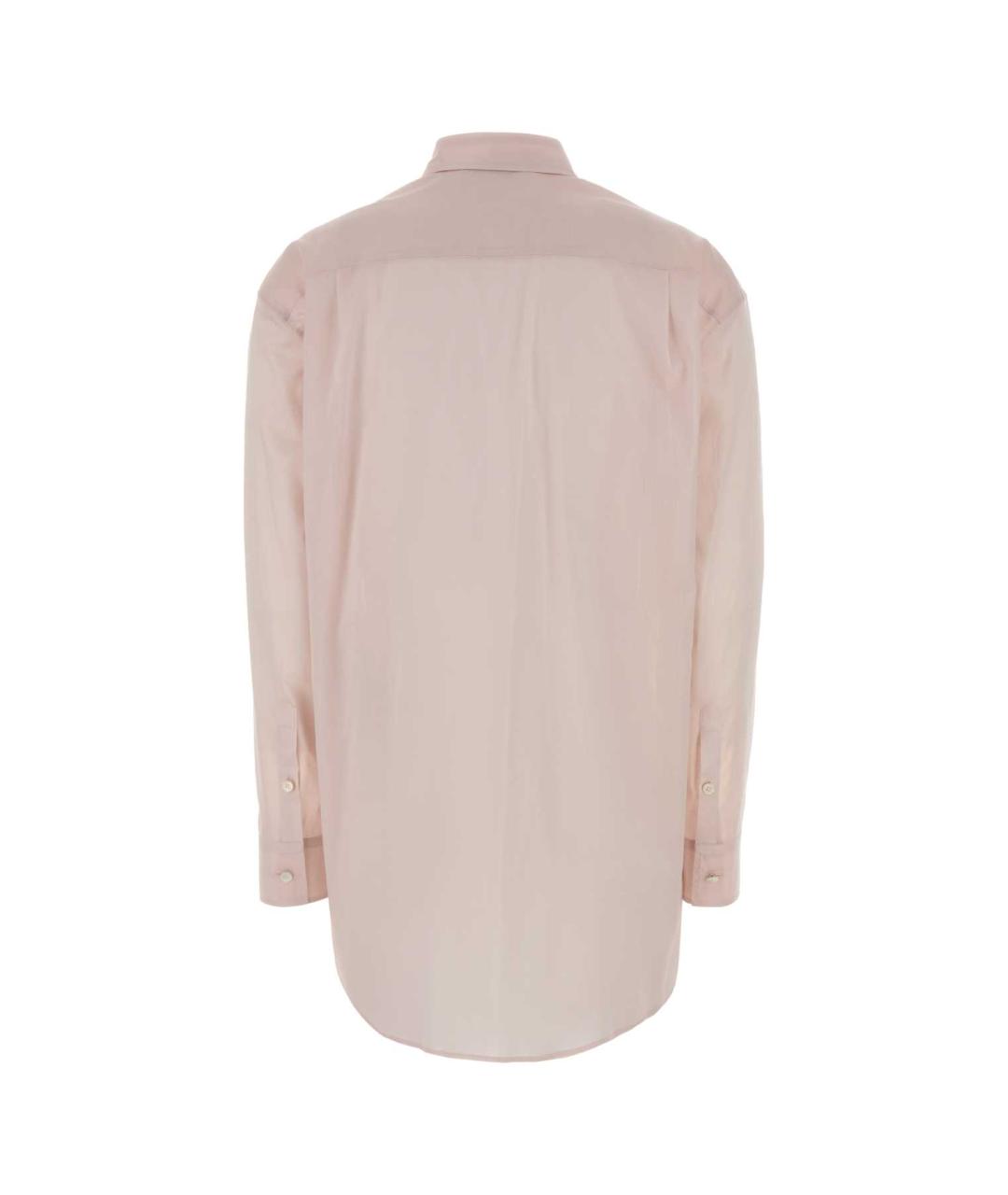 JIL SANDER Розовая хлопковая рубашка, фото 2